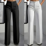 Elegancia pantalon met hoge taille – Een slank silhouet, dag in dag uit