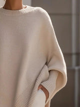 Aurélie oversized gebreide trui – knusse elegantie voor elke dag
