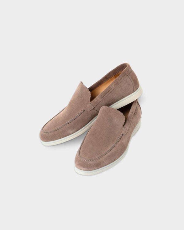 MONACO YACHT SUÈDE LOAFERS - BEIGE