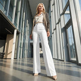 Elegancia pantalon met hoge taille – Een slank silhouet, dag in dag uit
