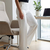 Elegancia pantalon met hoge taille – Een slank silhouet, dag in dag uit