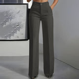 Elegancia pantalon met hoge taille – Een slank silhouet, dag in dag uit